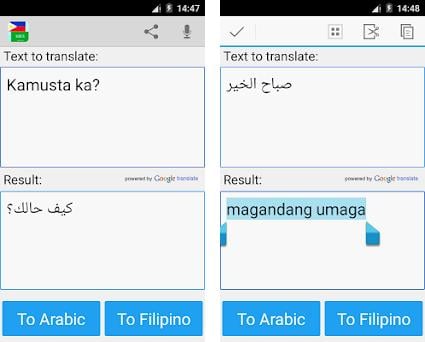 Arabic tagalog Paraphrase Tool